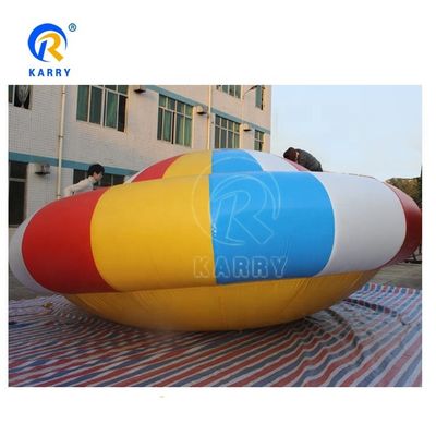 Taille du client Jeux nautiques gonflables avec une capacité maximale de 100 à 500 kg