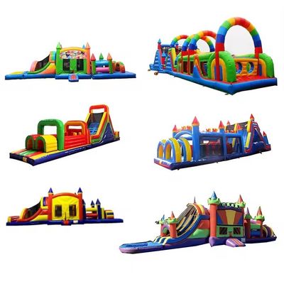 Caractéristiques PORTABLE Cours d'obstacles gonflable Jeu pour adultes pour les activités sportives et pour enfants