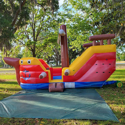 Château gonflable pour enfants certifié CE/EN71/EN14960 avec zone de glissement et de saut