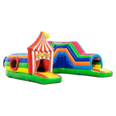Jeu gonflable Tunnel Cirque Course d'obstacles 0,55 mm Platon Étarpe en PVC