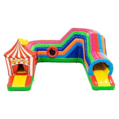 Jeu gonflable Tunnel Cirque Course d'obstacles 0,55 mm Platon Étarpe en PVC