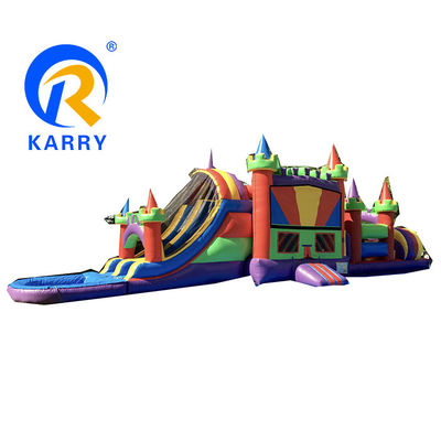 KR-OBS-904-2 Combo de glissière gonflable pour le jeu de parc d'attractions