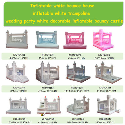 Personnaliser accepté Château gonflable à rebond Combo Slide pour la fête de mariage Moonwalk