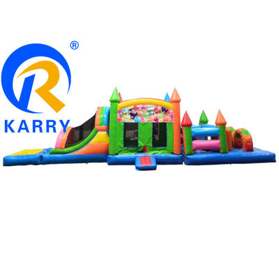 KR-OBS-904-2 Combo de glissière gonflable pour le jeu de parc d'attractions