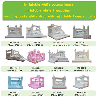 Personnaliser accepté Château gonflable à rebond Combo Slide pour la fête de mariage Moonwalk