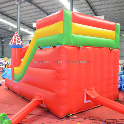 Taille du client 16ft Petit toboggan pour tout-petits gonflable Mickey toboggan sec ou humide pour les sauteurs