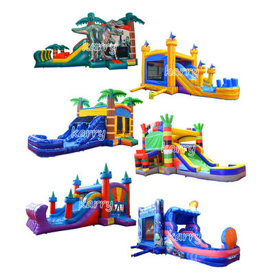 Commercial Inflatable Castle Combo Collection avec kits de réparation de souffleur et logo personnalisé