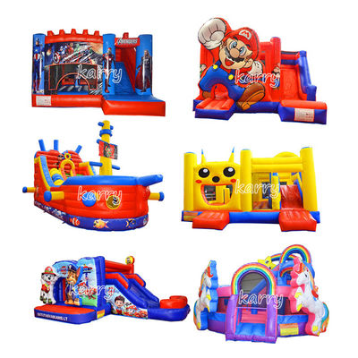 Commercial Inflatable Castle Combo Collection avec kits de réparation de souffleur et logo personnalisé