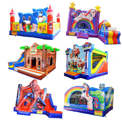 Commercial Inflatable Castle Combo Collection avec kits de réparation de souffleur et logo personnalisé