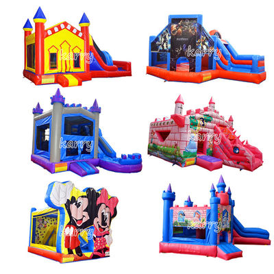 Commercial Inflatable Castle Combo Collection avec kits de réparation de souffleur et logo personnalisé