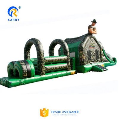 CE/EN71/EN14960 Parcours d'obstacle gonflable homologué pour la bâche en PVC de 0,55 mm