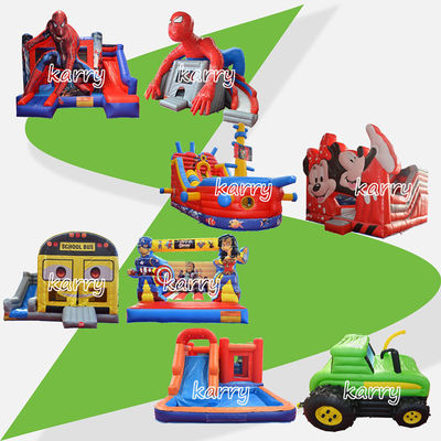 Fête des enfants Boucher gonflable Château Slide Combo Château gonflable Couleur personnalisée