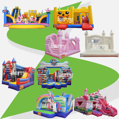 Fête des enfants Boucher gonflable Château Slide Combo Château gonflable Couleur personnalisée
