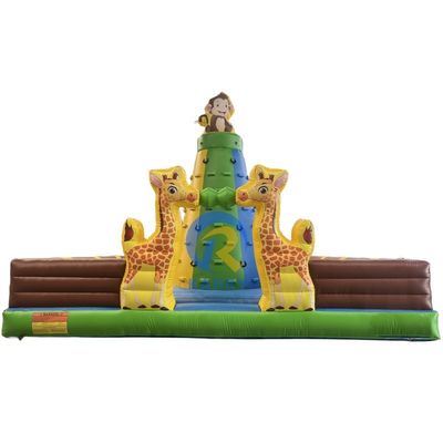 Jeux de parc d'attractions Jeux gonflables d'escalade avec souffleur et couleur personnalisée