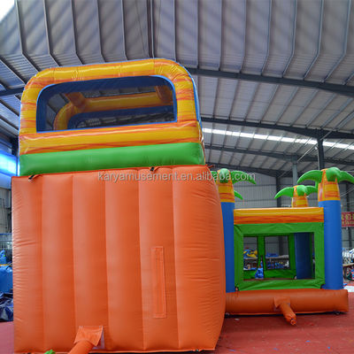 Combinaison de glissière de château gonflable personnalisée en PVC pour une maison à rebond à thème à la mode