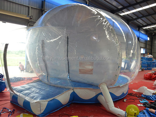 Tente de boule de neige portable pour Halloween, maison gonflable transparente, ballon pour enfants