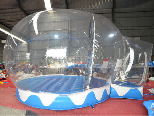 Tente de boule de neige portable pour Halloween, maison gonflable transparente, ballon pour enfants