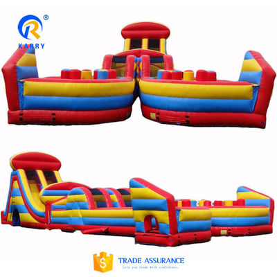 Parcours d'obstacles gonflable pour enfants et adultes sur mesure