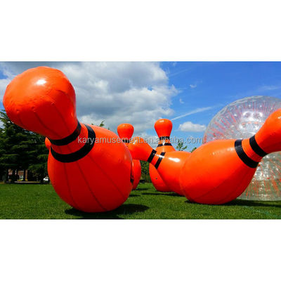 Air Blower inclus Jeu de bowling gonflable pour les activités familiales et les compétitions d'équipe