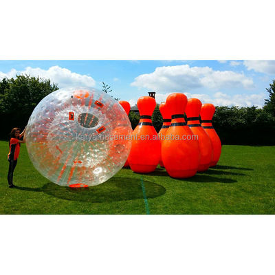 Air Blower inclus Jeu de bowling gonflable pour les activités familiales et les compétitions d'équipe
