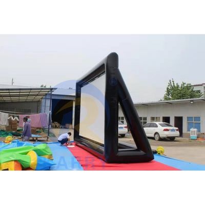 Écran de projection gonflable portable pour les événements en plein air Durable et facile à transporter