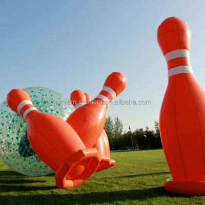Air Blower inclus Jeu de bowling gonflable pour les activités familiales et les compétitions d'équipe