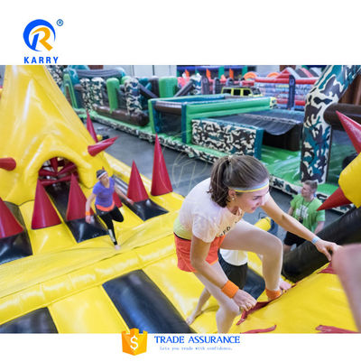 Cours d'obstacles de percée gonflable certifié CE pour événementsKR-OBS-904-2