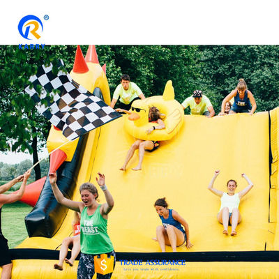Cours d'obstacles de percée gonflable certifié CE pour événementsKR-OBS-904-2