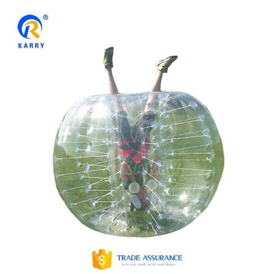 Activités sportives PVC chaud TPU gonflable corps adulte Zorb Soccer humain Bulle de pare-chocs