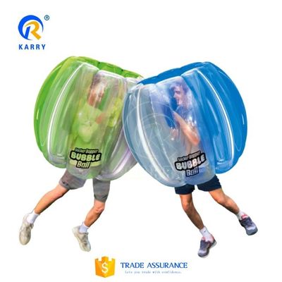 Activités sportives PVC chaud TPU gonflable corps adulte Zorb Soccer humain Bulle de pare-chocs