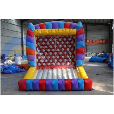 Jeu de sport gonflable orange personnalisé pour le carnaval en famille