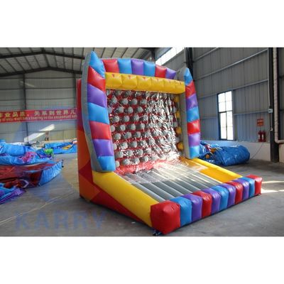 Jeu de sport gonflable orange personnalisé pour le carnaval en famille