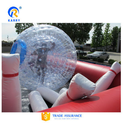 Caractéristiques Portable Ballon de hamster de taille humaine TPU Ballon gonflable à bulles Zorb pour le bowling