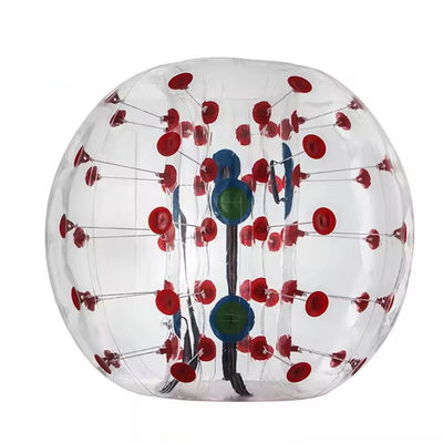 Ballon de football en PVC de taille humaine au parc d'attractions avec accessoires de réparation de souffleur CE