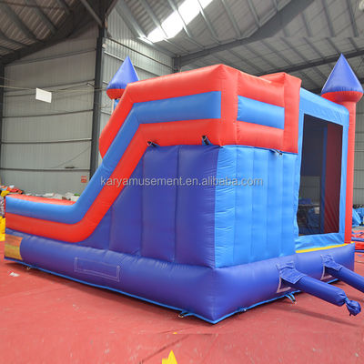 0.55mm PVC Vinyl Tarpaulin gonflable Mario Bounce House Combo Château glisser avec souffleur