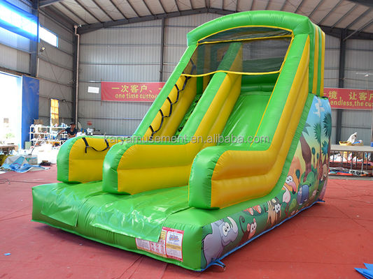 Parcs intérieurs Essentiel petite taille gonflable planche à rebond avec conception et couleur verte