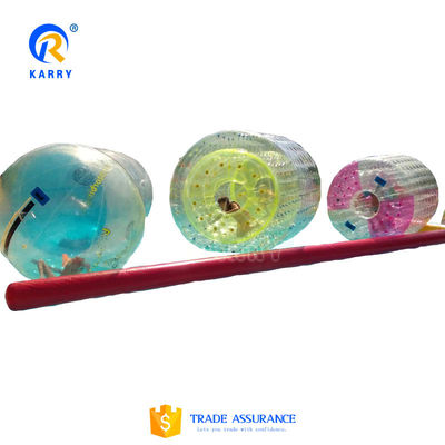 1.2m/1.5m/1.8m Coloré Pvc gonflable Zorb Roller d'eau pour le parc d'attractions Jeux amusants