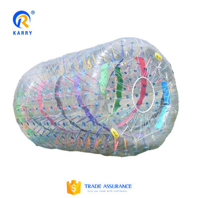 1.2m/1.5m/1.8m Coloré Pvc gonflable Zorb Roller d'eau pour le parc d'attractions Jeux amusants