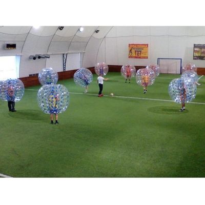 CE 220v ou 110v Jouet gonflable PVC/TPU 1,5 m de diamètre Boule de pare-chocs transparente pour enfants
