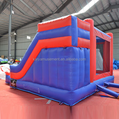 Entretien intérieur et extérieur Spiderman Thème Château gonflable avec diapositive