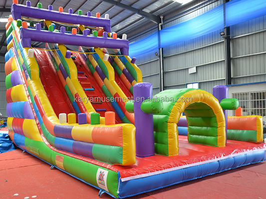 Bloc de construction gonflable de 2 voies de 19 pieds de large pour enfants