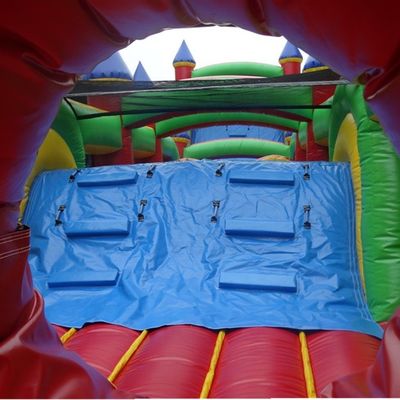 Portable 68ft gonflable sautant bouncer château obstacle pour enfants et adultes avec souffleur