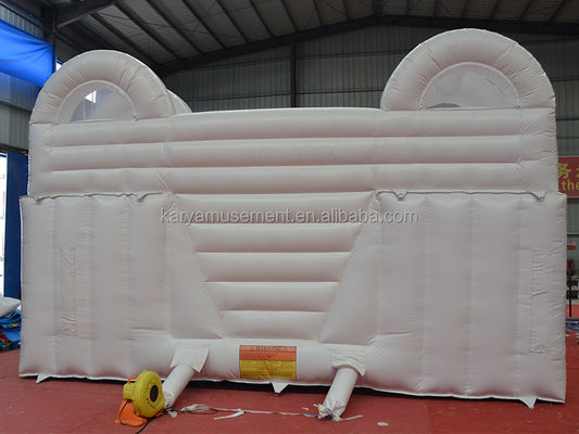Glissière intérieure Petit enfant Maison à rebond blanc pour la fête de mariage Combinaison de château gonflable
