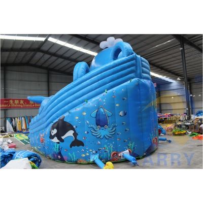 CE Blower et accessoires de réparation incluant un parc aquatique gonflable avec toboggan à requin