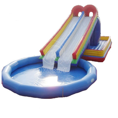 14 ans en haut PVC gonflable au-dessus du sol piscine facile avec maison de glisse à rebond