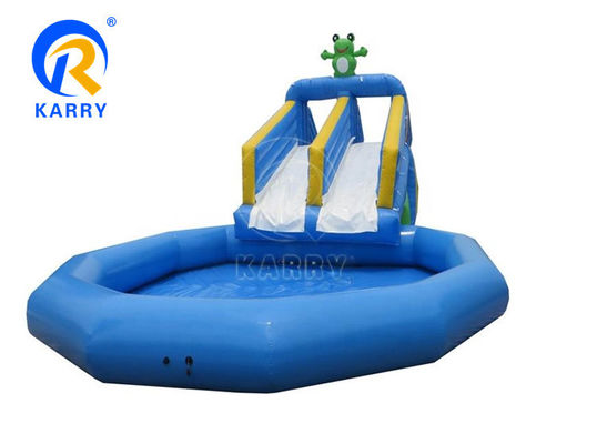 14 ans en haut PVC gonflable au-dessus du sol piscine facile avec maison de glisse à rebond