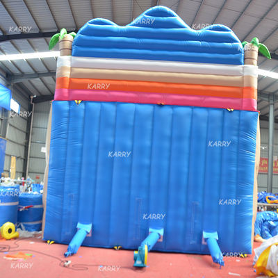 Équipement de divertissement pour les fêtes de famille Impression numérique Dinosaure Slide Château gonflable