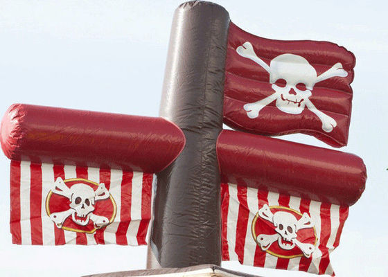 Piscine gonflable de couleur personnalisée pour bateau pirate parc aquatique gonflable