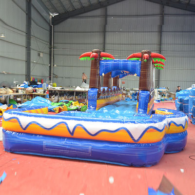 Obstacle de piste gonflable intérieur avec impression numérique HD et protection de l'impression
