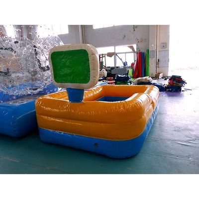 Piscine gonflable dans la cour de style avec piscine pour enfants en PVC de 0,9 mm et boucle de basket